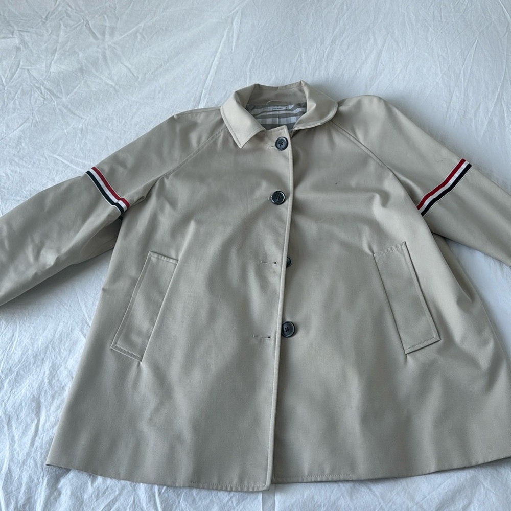 Thom Browne double breasted trench coat. Size 38. Like new. Worn twice.